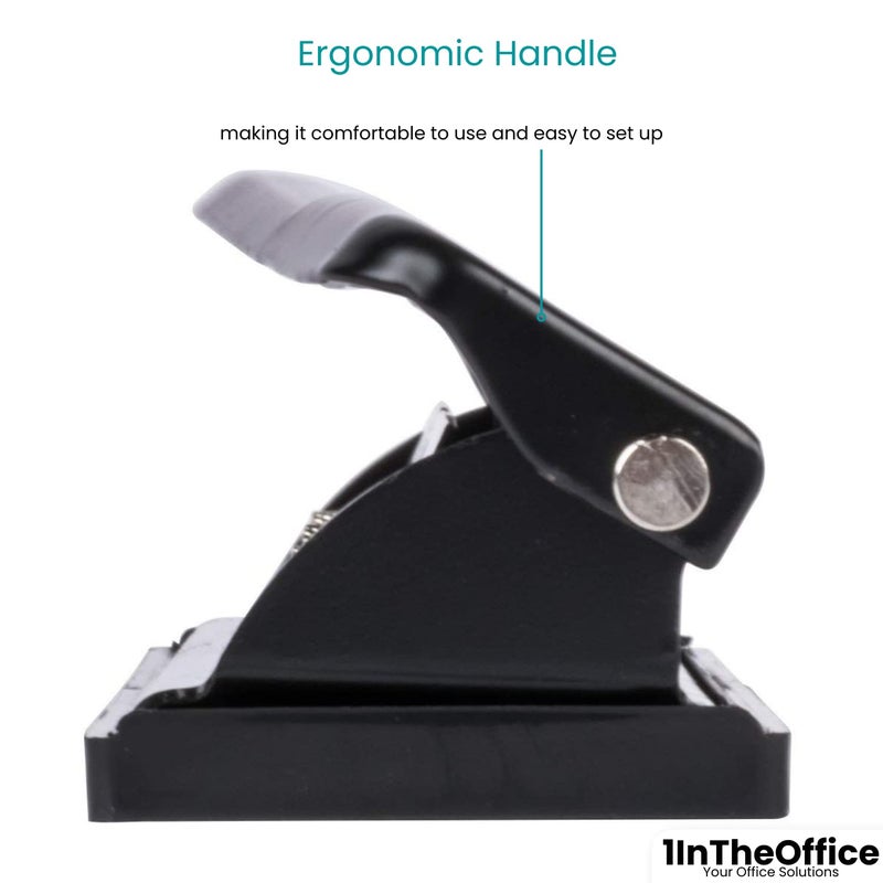 1InTheOffice Adjustable Hole Punch, 3 Hole Punch 10 Sheet Capacity Hole Puncher - Image 4